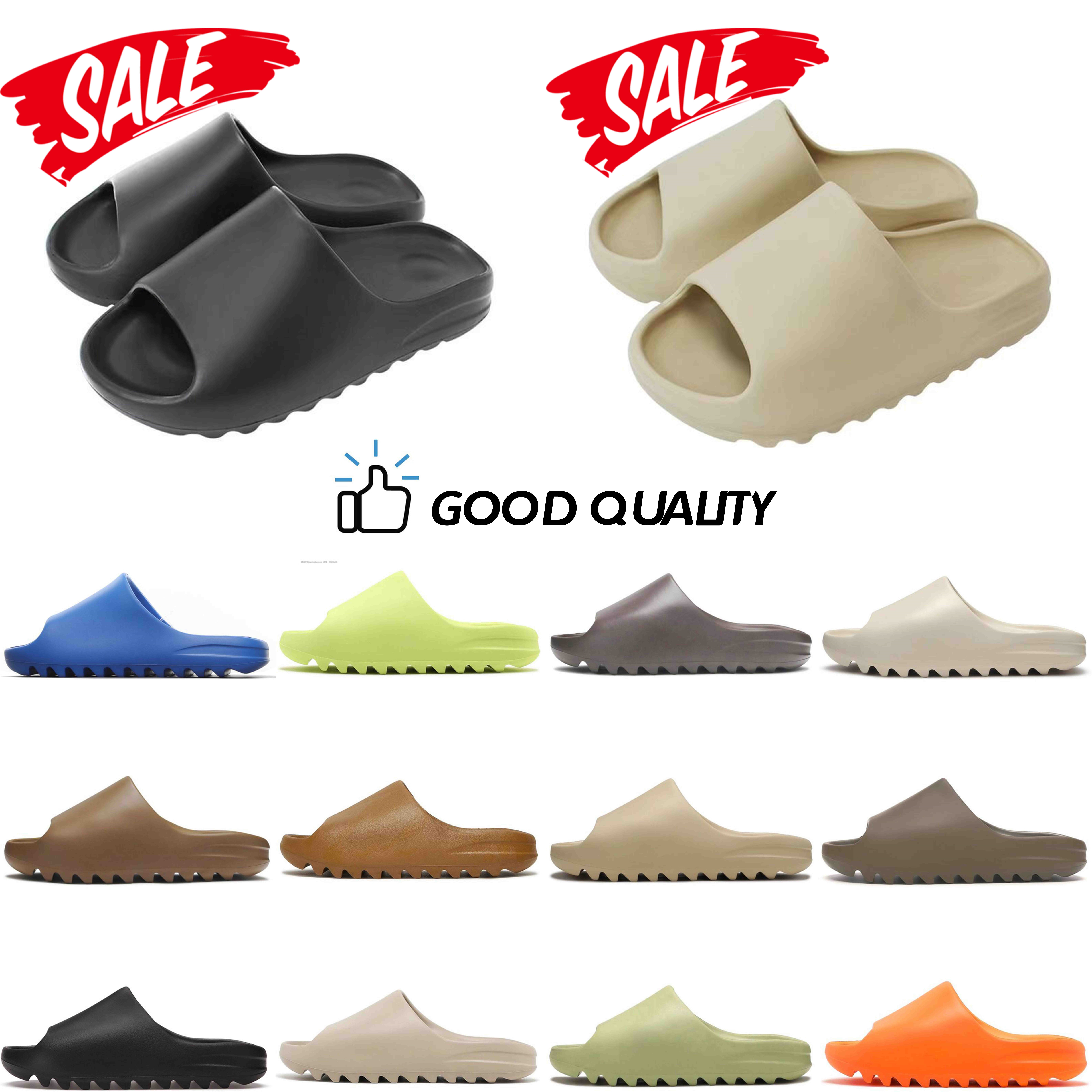 Designer Slipper Men EVA Rubber woman Sandals Soot Onyx Black Bone Resin Desert Sand Pure Foam Runner Slides Mens Size 36-45 Kanye west
Designer Slipper Men EVA Rubber woman Sandals Soot Onyx Black Bone Resin Desert Sand Pure Foam Runner Slides Mens Size 36-45 Kanye west