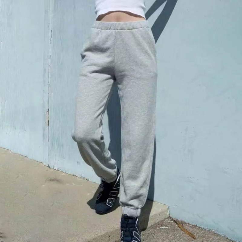 Soft Girls Casual Pants Fashion Ladies Elegant Cotton Harem Steertwear Female Loose Trousers Sweet Women Chic 220325