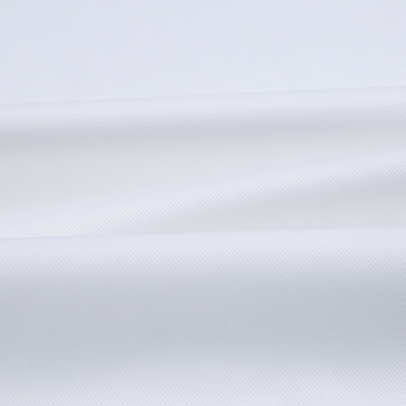 Men's Long Sleeve Standard-fit Solid Basic Dress Shirt Patch Single Pocket High-quality Formal Social White Work Office Shirts 220322