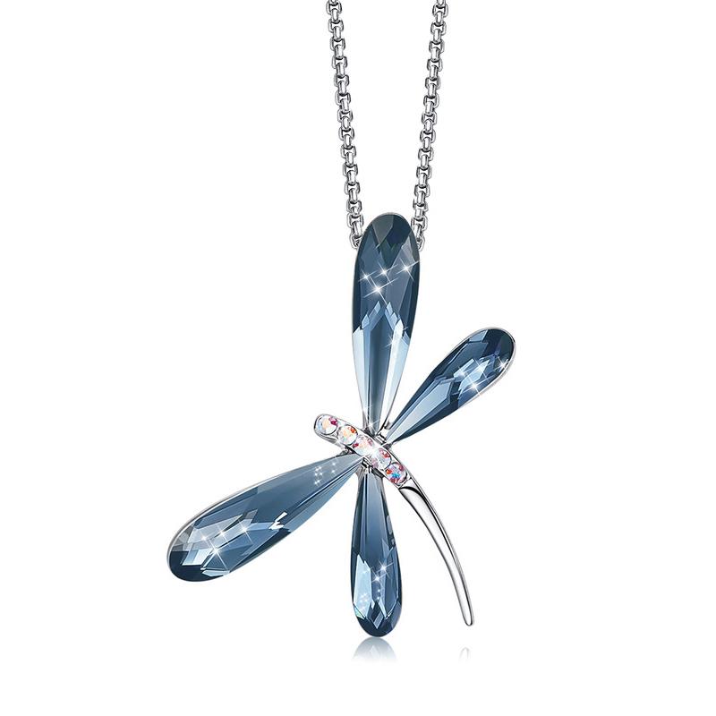 Pendant Necklaces Women Cute Dragonfly Insect Necklace With Crystals Luxury Fashion Silver Color Jewelry For Girlfriend Birthday GiftPendant
Pendant Necklaces Women Cute Dragonfly Insect Necklace With Crystals Luxury Fashion Silver Color Jewelry For Girlfriend Birthday GiftPendant