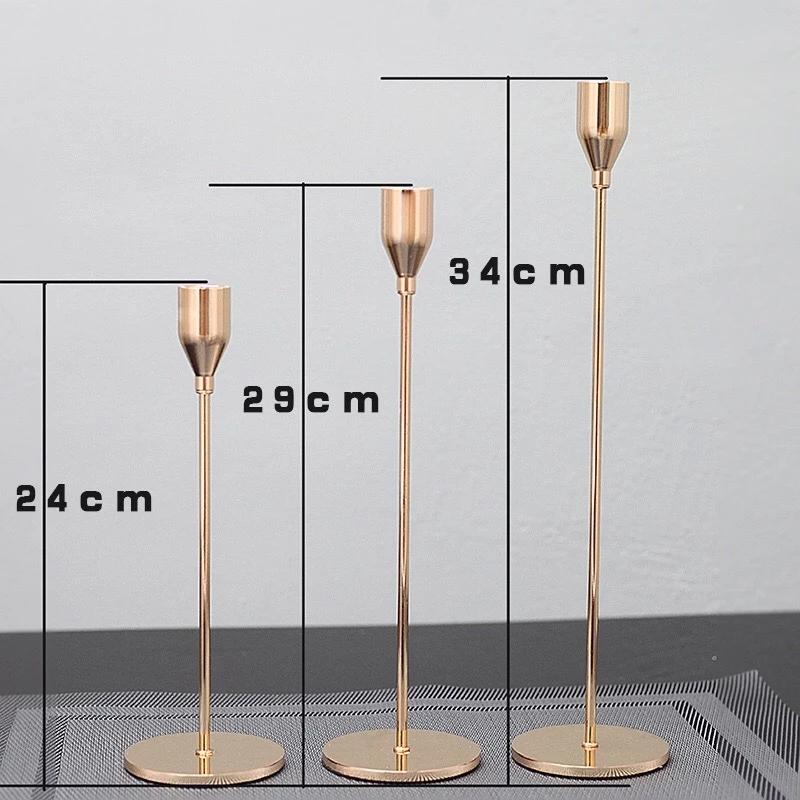 LED Acrylic Candle Holder single heads Centerpiece Road Lead Candle Holder Centerpiece Wedding Props Christmas 2024