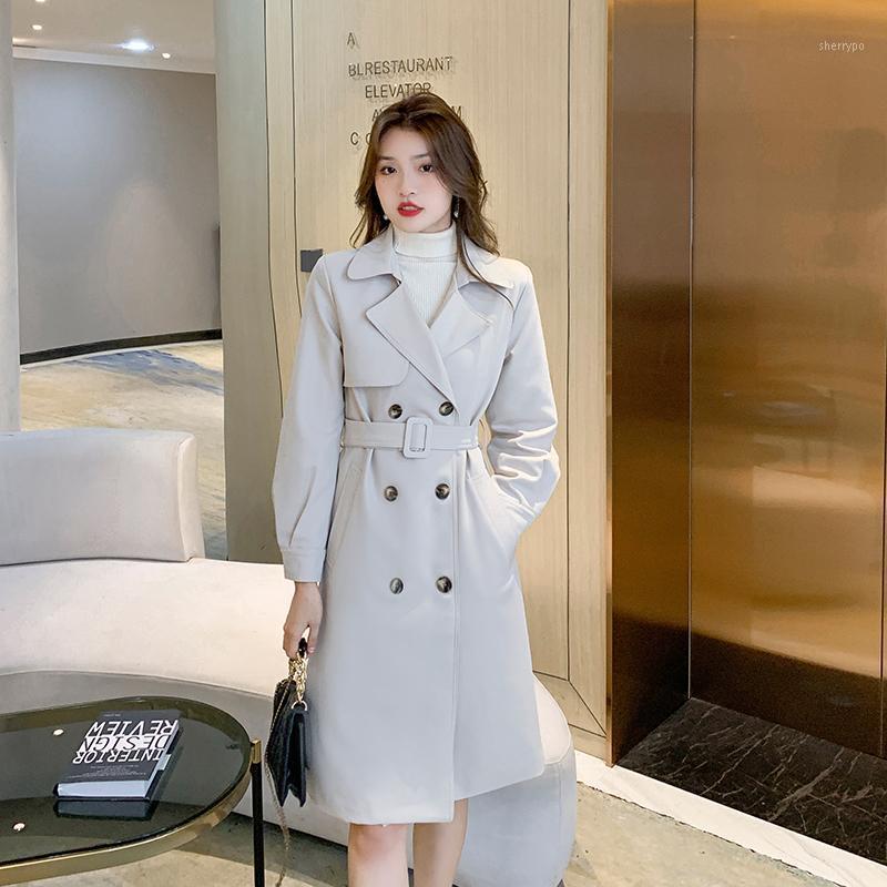 Women' Trench Coats Women Autumn Winter Double Breasted Casual Long Windbreaker Full Sleeve Vintage Loose Trend Coat Femme Lace-up Fashion, Black
Women' Trench Coats Women Autumn Winter Double Breasted Casual Long Windbreaker Full Sleeve Vintage Loose Trend Coat Femme Lace-up Fashion, Black