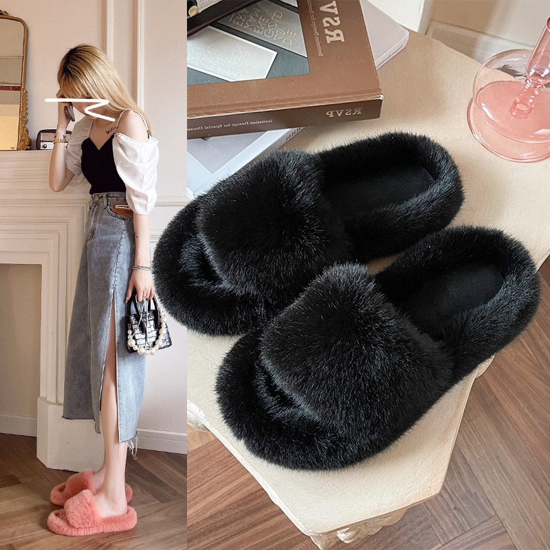 Home Slippers Women's Flat Shoes Female Lady Fur Flip Flops Slides 2022 Soft Plush Cotton yIndoor Winter
Home Slippers Women's Flat Shoes Female Lady Fur Flip Flops Slides 2022 Soft Plush Cotton yIndoor Winter