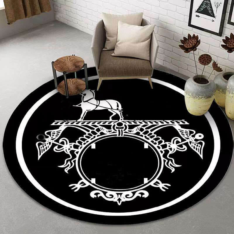 Custom Gold Coffee Table Carpet For Living Room Anti-slip Kitchen Rug Home Bedroom Bedside Mat Doormat