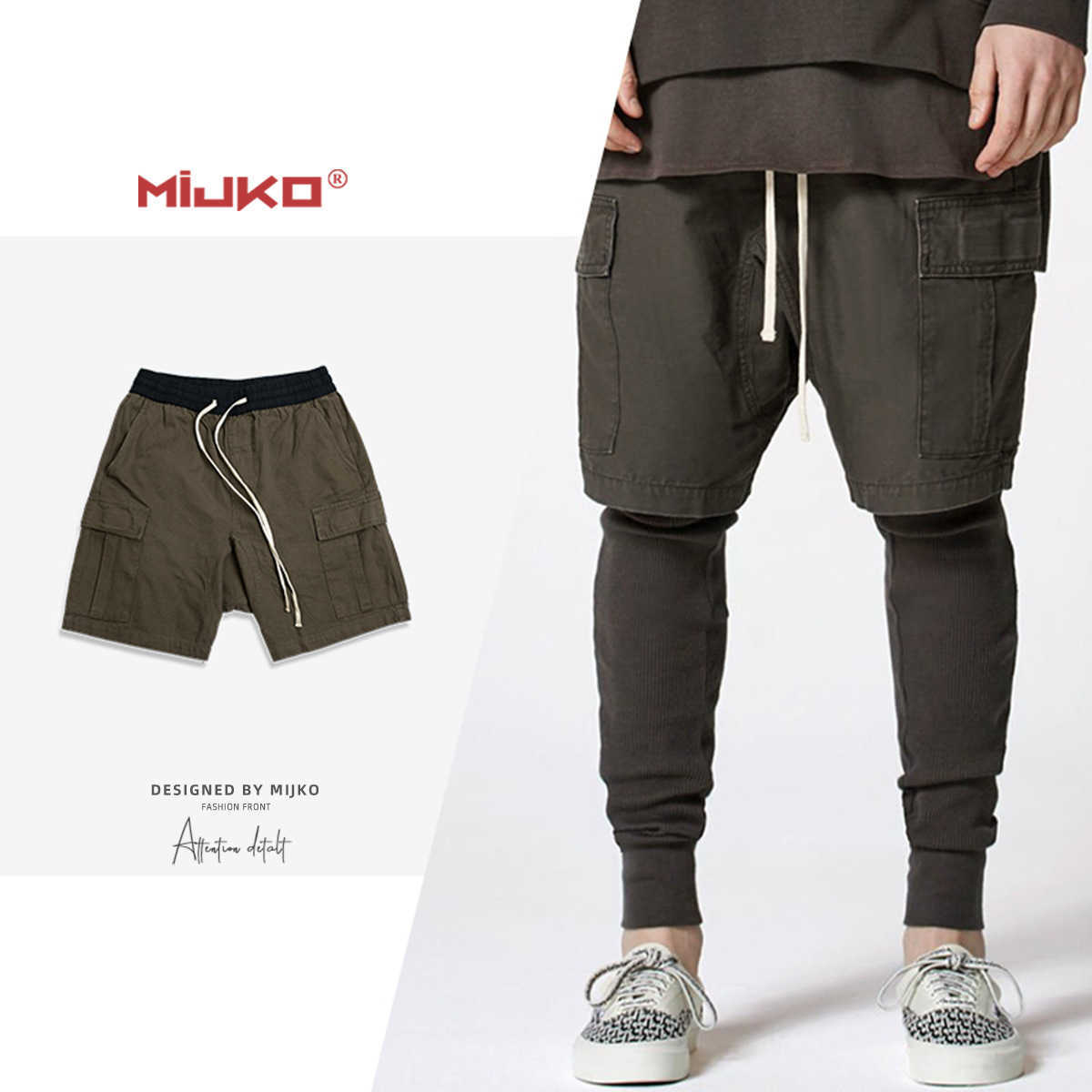 Men's Shorts Mijko men's wear spring and summer 2021 new high street large pocket street work clothes casual shorts men's Multi Size, Olive
Men's Shorts Mijko men's wear spring and summer 2021 new high street large pocket street work clothes casual shorts men's Multi Size, Olive