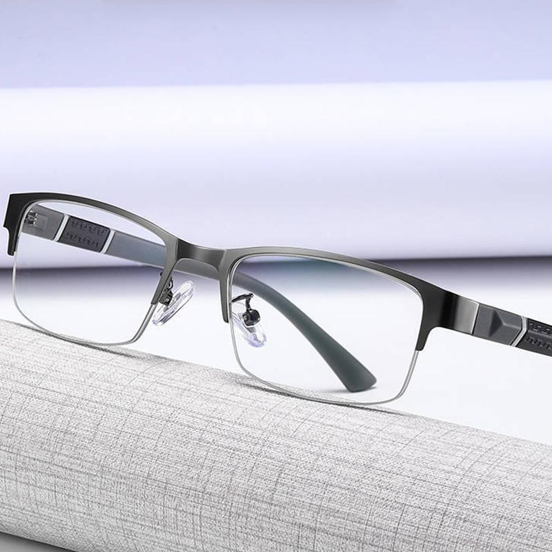 Sunglasses Reading Glasses Men TR90 Flexible Half Frame Presbyopic Ultralight Diopters 1.5 2.0Sunglasses
Sunglasses Reading Glasses Men TR90 Flexible Half Frame Presbyopic Ultralight Diopters 1.5 2.0Sunglasses
