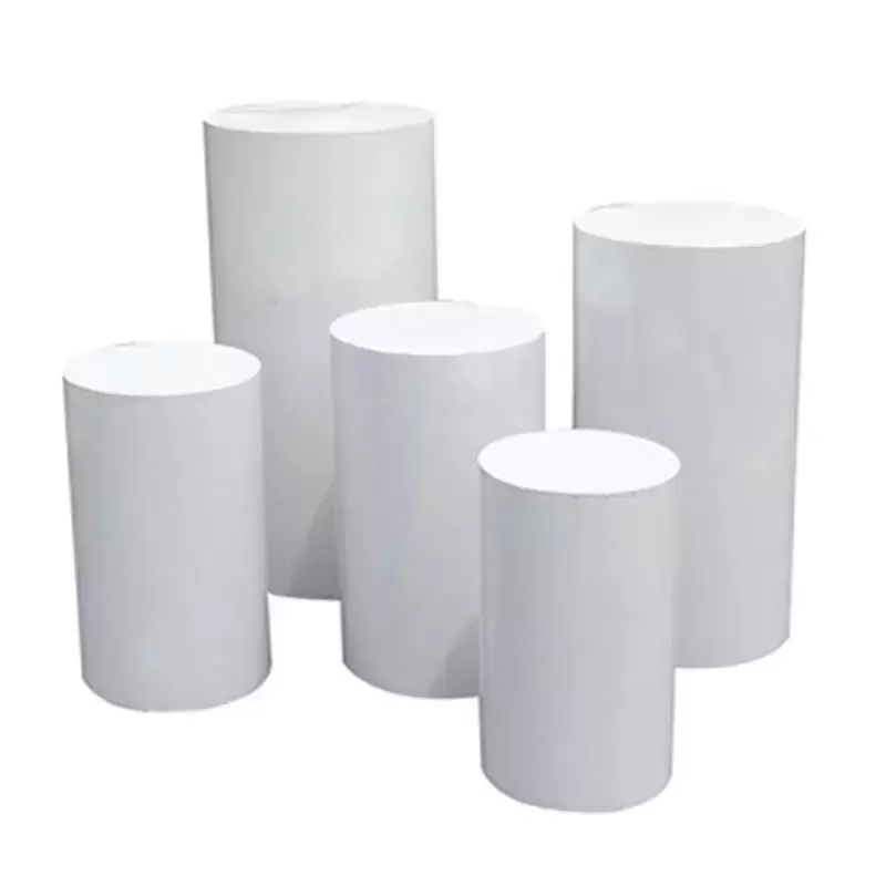 5pcs 3pc Round Cylinder Pedestal Display Art Decor Cake Rack Plinths Pillars for DIY Wedding Party Decorations Holiday fy3270 sxa17