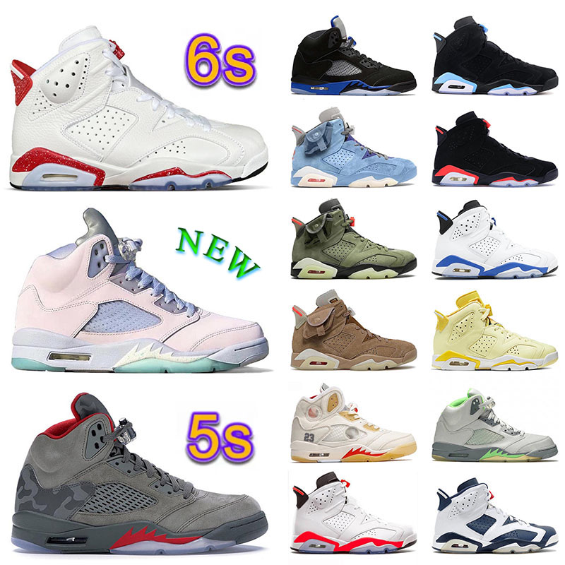 Mens Womens 5 5s Jumpman 6 6s Basketball Shoes Retros Black Cats Unc Latest Red Oreo Metallic Gold Easter Concord Camo Grey Infrared Sneakers Designer Trainers 36-47, 000 40-47 red oreo 2022
Mens Womens 5 5s Jumpman 6 6s Basketball Shoes Retros Black Cats Unc Latest Red Oreo Metallic Gold Easter Concord Camo Grey Infrared Sneakers Designer Trainers 36-47, 000 40-47 red oreo 2022