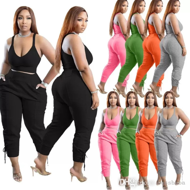 2022 Women Pants Set Tracksuits Two Piece Spring Summer Outfits Solid Color Camisole Tank Tops Straight Trousers Casual Plus Size S-5XL, Orange
2022 Women Pants Set Tracksuits Two Piece Spring Summer Outfits Solid Color Camisole Tank Tops Straight Trousers Casual Plus Size S-5XL, Orange