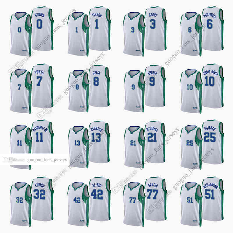 Custom Printed 2022 New City Basketball Jerseys Porzingis Hardaway Powell Doncic Bullock Kleber Finney-Smith Marjanovic Brown Burke Green Br
Custom Printed 2022 New City Basketball Jerseys Porzingis Hardaway Powell Doncic Bullock Kleber Finney-Smith Marjanovic Brown Burke Green Br