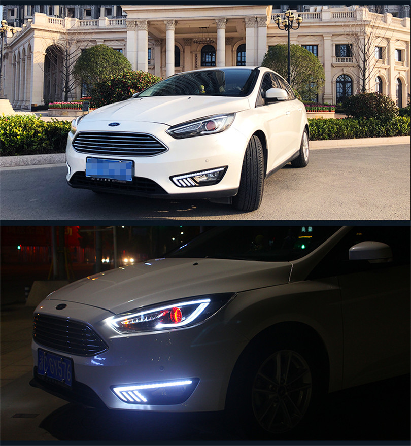 Car Parts LED Head Lamp For Ford Focus MK3 Headlights 20 15-20 18 LED Headlight DRL Turn Signal Driving Light