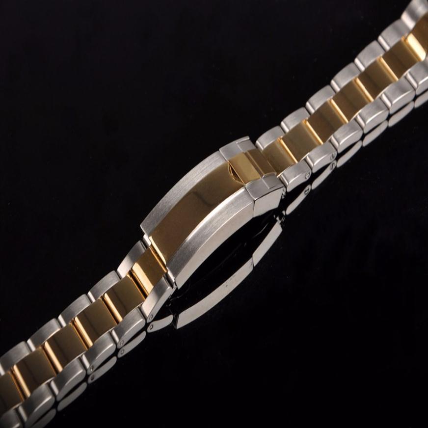 20mm New Middle Half Gold Two Tone Polished Brushed 316L Solid Stainless Steel Metal Curved End Watch Band Belt Strap Bracelets276q
20mm New Middle Half Gold Two Tone Polished Brushed 316L Solid Stainless Steel Metal Curved End Watch Band Belt Strap Bracelets276q