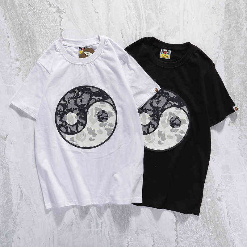 Brand Fashion Round Neck Summer Leisure Taiji Bagua Cartoon Short Sleeve Pullover Youth T-shirt, White
Brand Fashion Round Neck Summer Leisure Taiji Bagua Cartoon Short Sleeve Pullover Youth T-shirt, White