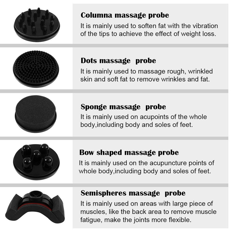 High Quality G5 Vibration Full Body Massage Slimming Machine For Cellulite Treatment With 5 Heads