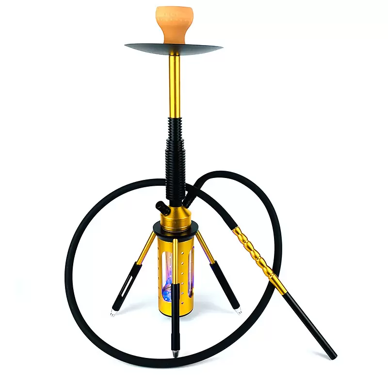 LED Hookah Shisha Bottle Single Tube Rocket Style Water Pipe Portable Aluminum Alloy Glass Bong Narguiles Sheesha Chicha Smoking Accessories
LED Hookah Shisha Bottle Single Tube Rocket Style Water Pipe Portable Aluminum Alloy Glass Bong Narguiles Sheesha Chicha Smoking Accessories