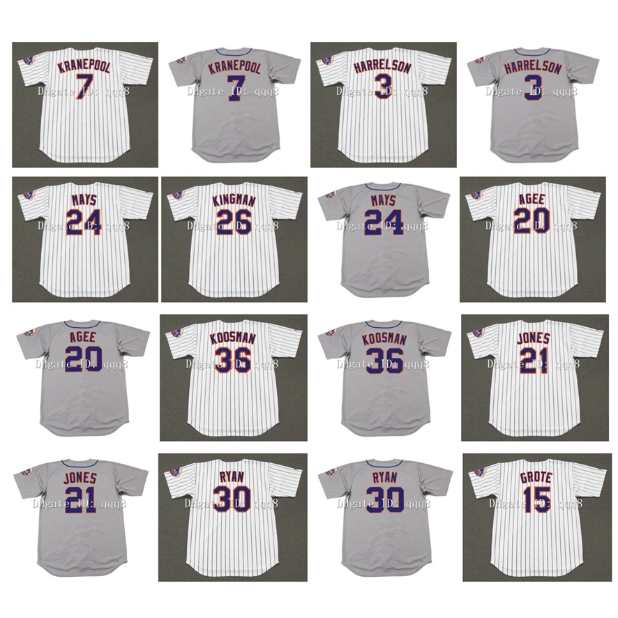 Na85 Vintage 1973 Baseball Jersey 3 BUD HARRELSON 7 ED KRANEPOOL 24 WILLIE MAYS 26 DAVE KINGMAN 30 NOLAN RYAN 20 TOMMIE AGEE CLEON JONES Jerry, As pic
Na85 Vintage 1973 Baseball Jersey 3 BUD HARRELSON 7 ED KRANEPOOL 24 WILLIE MAYS 26 DAVE KINGMAN 30 NOLAN RYAN 20 TOMMIE AGEE CLEON JONES Jerry, As pic