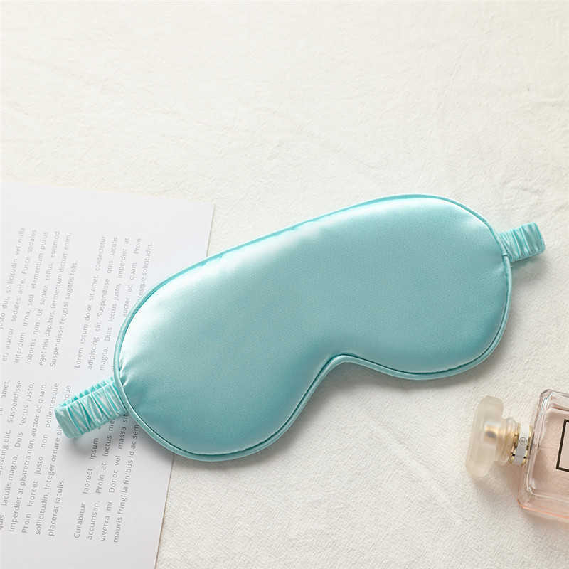 Silk Sleep Masks Rest Shading Sunblock Eye Mask Padded Shade Cover Eyepatch Travel Relax Aid Blindfolds Eyemask