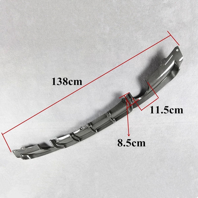 1 PC Body Kits Carbon Pattern F30 MP Style Rear Diffuser Lip Spoiler For BMW 3 Series 2012-20 16 Rear Bumper Car Accessories