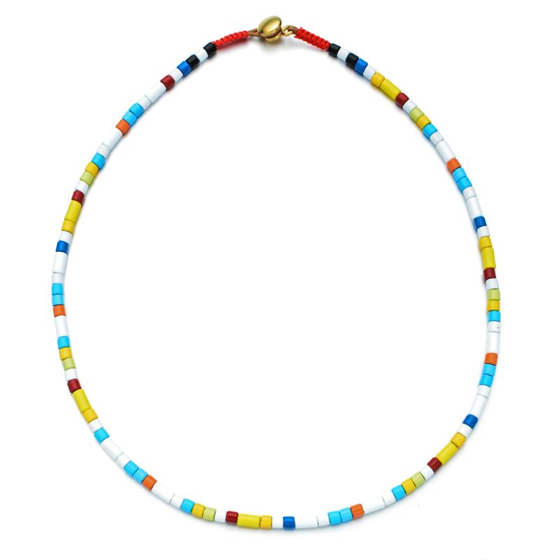 Chokers ZMZY Design Bar Collier Tila Beads Choker Necklace Women Trendy Chic Handmade Fashion Boho Femme Jewelry
Chokers ZMZY Design Bar Collier Tila Beads Choker Necklace Women Trendy Chic Handmade Fashion Boho Femme Jewelry