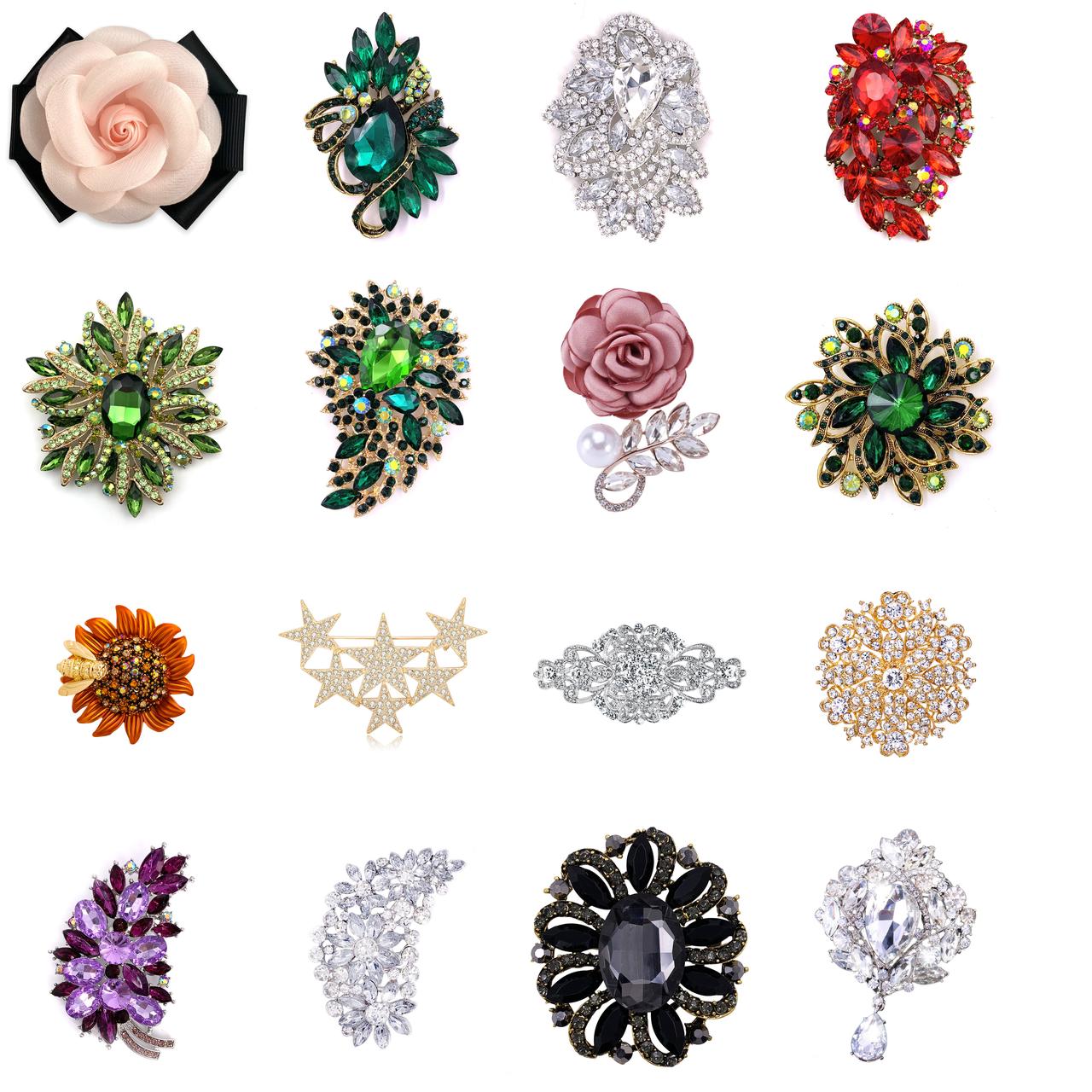 Hair Accessories Vintage Green Austrian Crystal Flower Leaf Bouquet Clusters Large Big Brooch Pin For Women Gold Tone amSDw
Hair Accessories Vintage Green Austrian Crystal Flower Leaf Bouquet Clusters Large Big Brooch Pin For Women Gold Tone amSDw