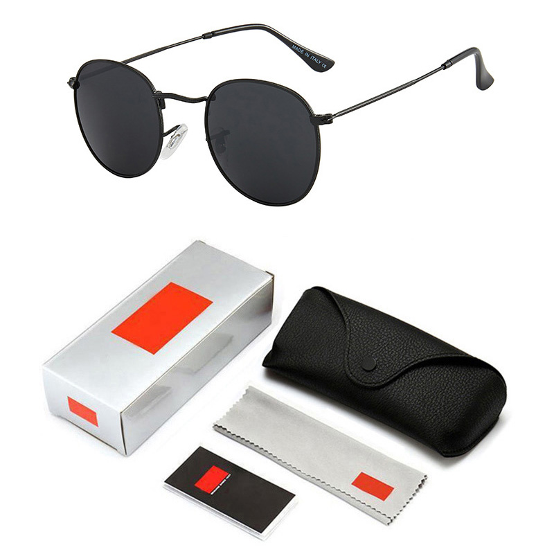Luxury brand 3447 Round Metal Style Mirror Ray Sunglasses Men Women Vintage Retro Brand Design Ban Sun Glasses Oculos De Sol
Luxury brand 3447 Round Metal Style Mirror Ray Sunglasses Men Women Vintage Retro Brand Design Ban Sun Glasses Oculos De Sol