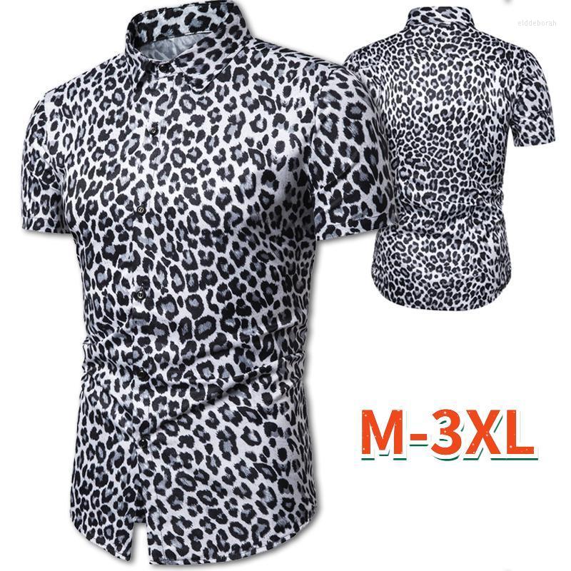 Men's Casual Shirts Snow Leopard Printed Shirt Summer Spot Youth Cardigan Short Sleeve Slim Eldd22, White
Men's Casual Shirts Snow Leopard Printed Shirt Summer Spot Youth Cardigan Short Sleeve Slim Eldd22, White