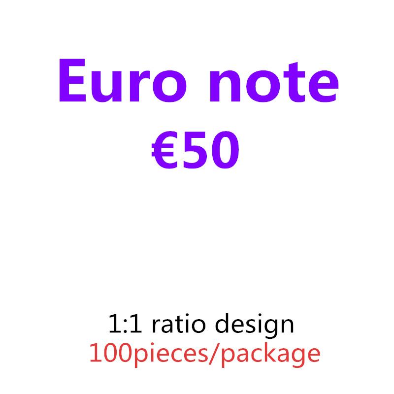 Prop Banknote Paper Money 01 Pretend 50 100pcs/pack And Copy Best Bar Movie Euro Poeiv
Prop Banknote Paper Money 01 Pretend 50 100pcs/pack And Copy Best Bar Movie Euro Poeiv
