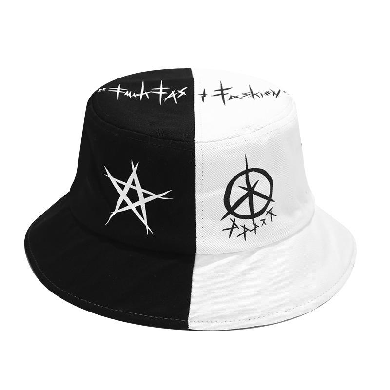 Berets Reversible Bucket Hat Patchwork Graffiti Fishermen Men Women Summer Outdoor Sun Protection Street Trend HipHop Basin, White
Berets Reversible Bucket Hat Patchwork Graffiti Fishermen Men Women Summer Outdoor Sun Protection Street Trend HipHop Basin, White