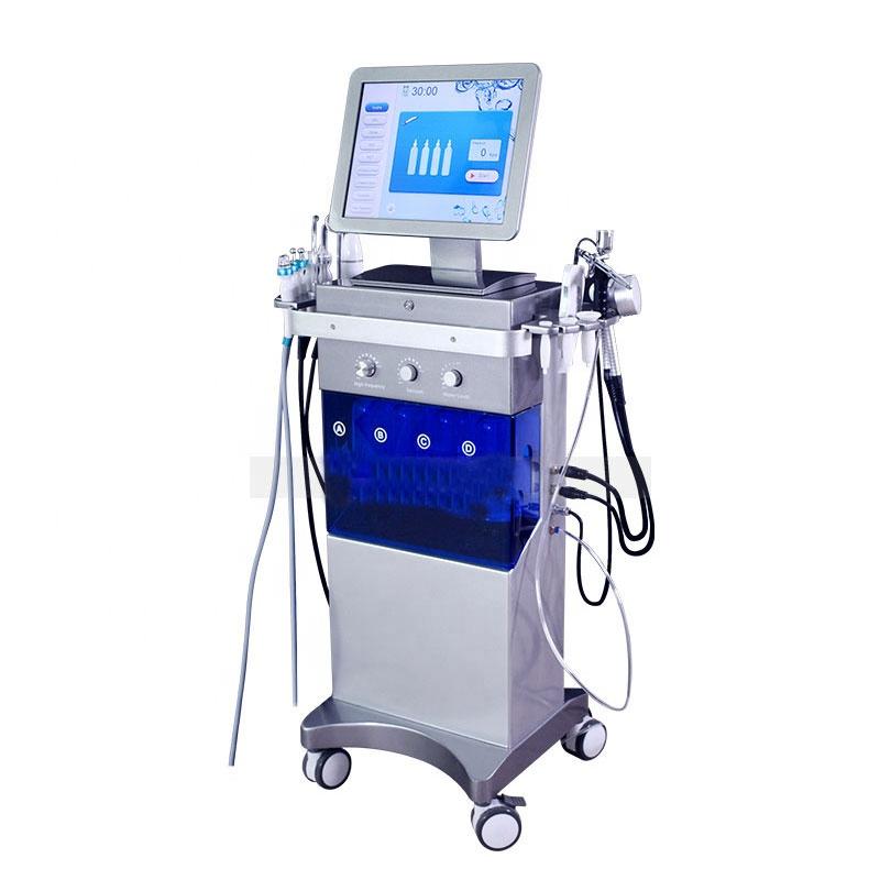 SPA use 13 In 1 Oxygen Jet Hydra Dermabrasion Diamond Microdermabrasion Machine Hydro Pigmentation Acne Treatment Skin Cleansing Spa Equipment