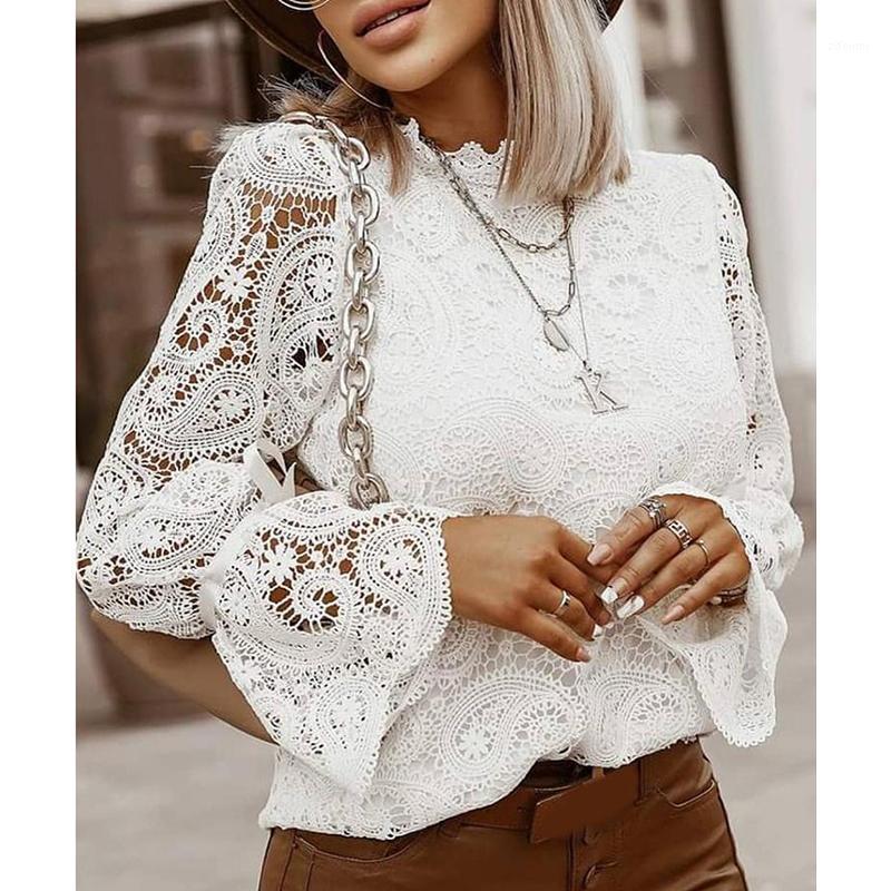 Women' Blouses & Shirts Women Lace Blouse Lady Elagant Hollow Out Long Lantern Sleeve Tops Shirt MX0146, Black
Women' Blouses & Shirts Women Lace Blouse Lady Elagant Hollow Out Long Lantern Sleeve Tops Shirt MX0146, Black