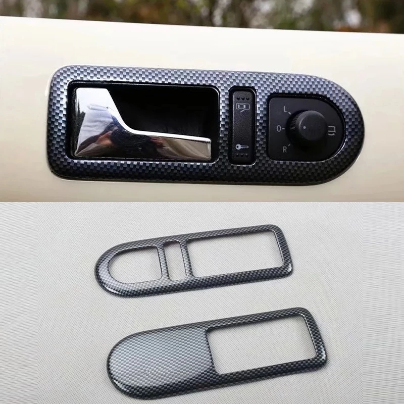 For Volkswagen Beetle 2003 04 05 2008 2009 2010 2PCS ABS Car Door Interior Handle Bowl Protector Cover Trim Moldings Car Styling