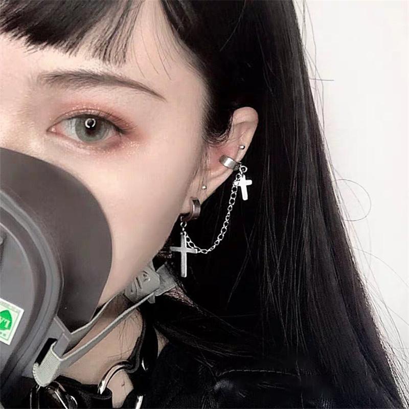 Dangle & Chandelier Vintage Goth Stainless Steel Cross Tassel Pendant Earrings For Men Women Cool Egirl Punk Statement Jewelry Bff Birthday
Dangle & Chandelier Vintage Goth Stainless Steel Cross Tassel Pendant Earrings For Men Women Cool Egirl Punk Statement Jewelry Bff Birthday