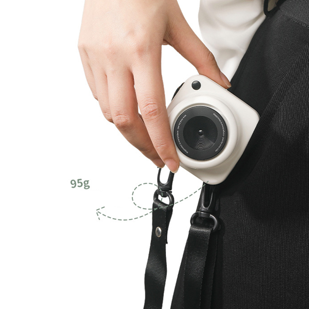 Epacket Retro camera hanging neck fan adjustable student outdoor portable mini cooling fan