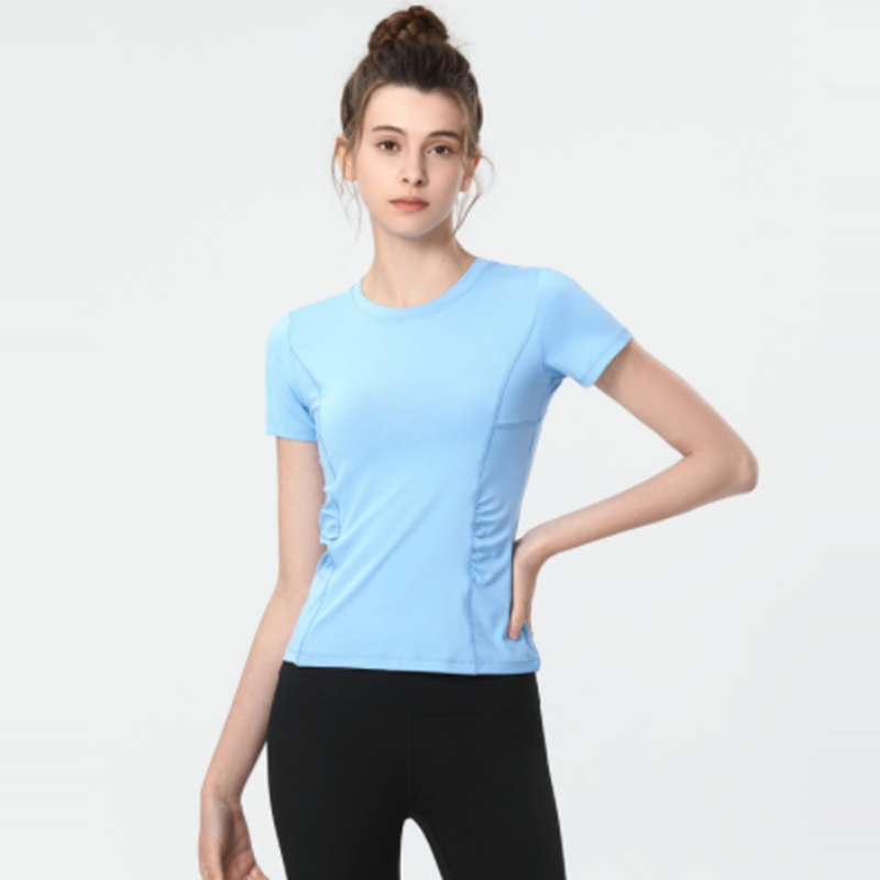 new LU women's yoga clothes short-sleeved fitness sports leisure round neck slim side pocket outdoor trend short-sleeved, 01
new LU women's yoga clothes short-sleeved fitness sports leisure round neck slim side pocket outdoor trend short-sleeved, 01