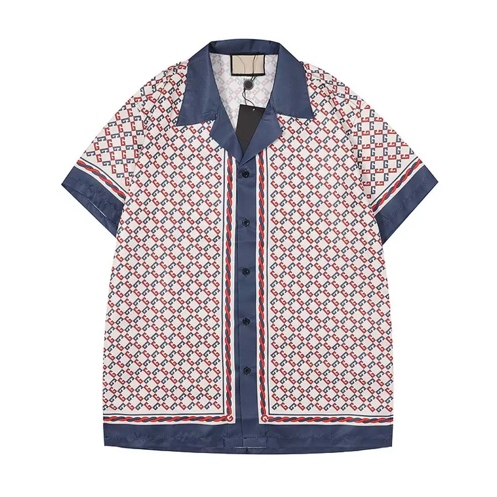 Fashion Hawaii Floral Letter Print Beach Shirts Men's Designer Silk Bowling Shirt Casual Shirts Men Summer Short Sleeve Loose Dress Shirt M-3XL
Fashion Hawaii Floral Letter Print Beach Shirts Men's Designer Silk Bowling Shirt Casual Shirts Men Summer Short Sleeve Loose Dress Shirt M-3XL