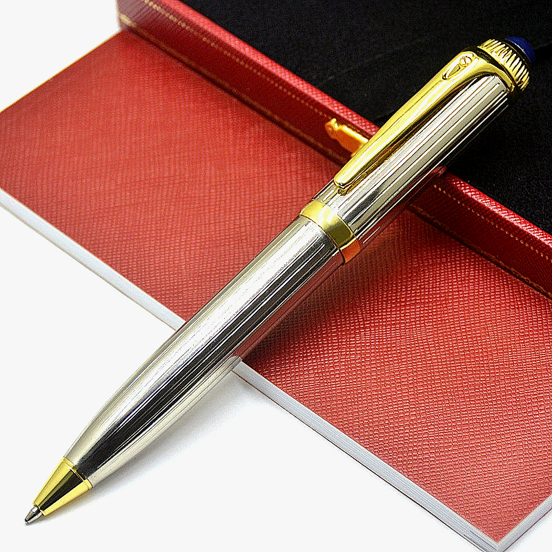 promotion Silver / Black Car Ballpoint pen administrative office stationery Supplies luxurs write refill pens No Box
