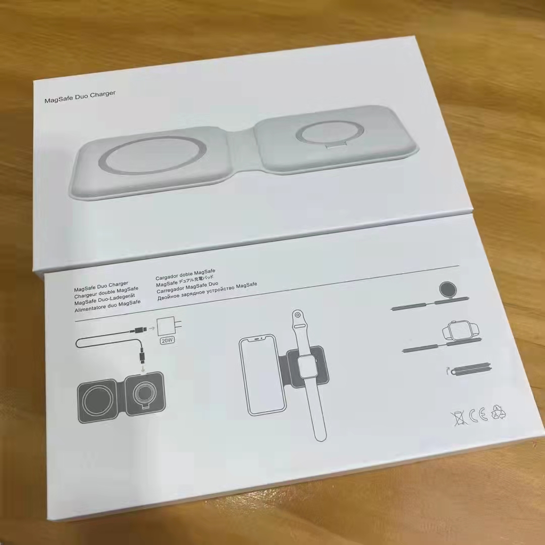 Original APPLE magsafe duo charger 15w 2 In 1 Mag Magnetic Safe Wireless Charger For iphone 12 13 Max Fast Charging Pad Airpods pro Watch 2in1
Original APPLE magsafe duo charger 15w 2 In 1 Mag Magnetic Safe Wireless Charger For iphone 12 13 Max Fast Charging Pad Airpods pro Watch 2in1
