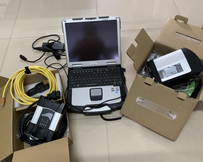 CF31 laptop +MB Star C4 SD Connect+ icom next for bmw 2in1 SSD SW Diagnostics System for bmw mb Diagnosis Multiplexer