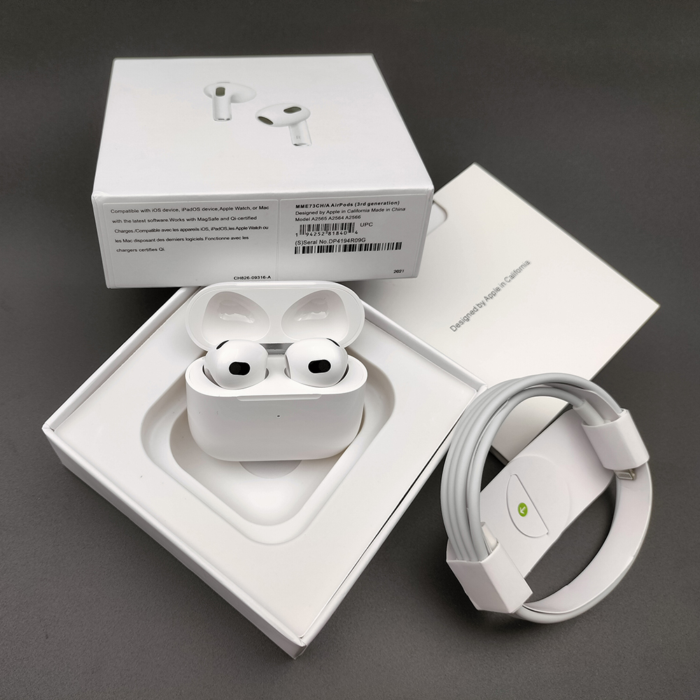 Airpods 3rd Gener Gen 3 Pro earphone pop-up window Hinge wireless charging Bluetooth headphones earphones seal headset H1 W1 Apple iPhone 13 12 11 Pro Max X XS, With apple logo
Airpods 3rd Gener Gen 3 Pro earphone pop-up window Hinge wireless charging Bluetooth headphones earphones seal headset H1 W1 Apple iPhone 13 12 11 Pro Max X XS, With apple logo