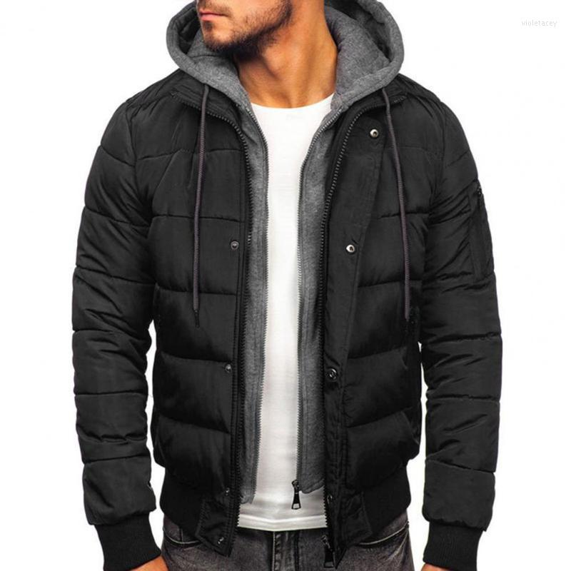 Men's Trench Coats Winter Down Coat Contrast Colors Fake Two-piece Padded Highly Warm Hooded Windproof Men Jacket For Daily Wear Viol22, Black
Men's Trench Coats Winter Down Coat Contrast Colors Fake Two-piece Padded Highly Warm Hooded Windproof Men Jacket For Daily Wear Viol22, Black