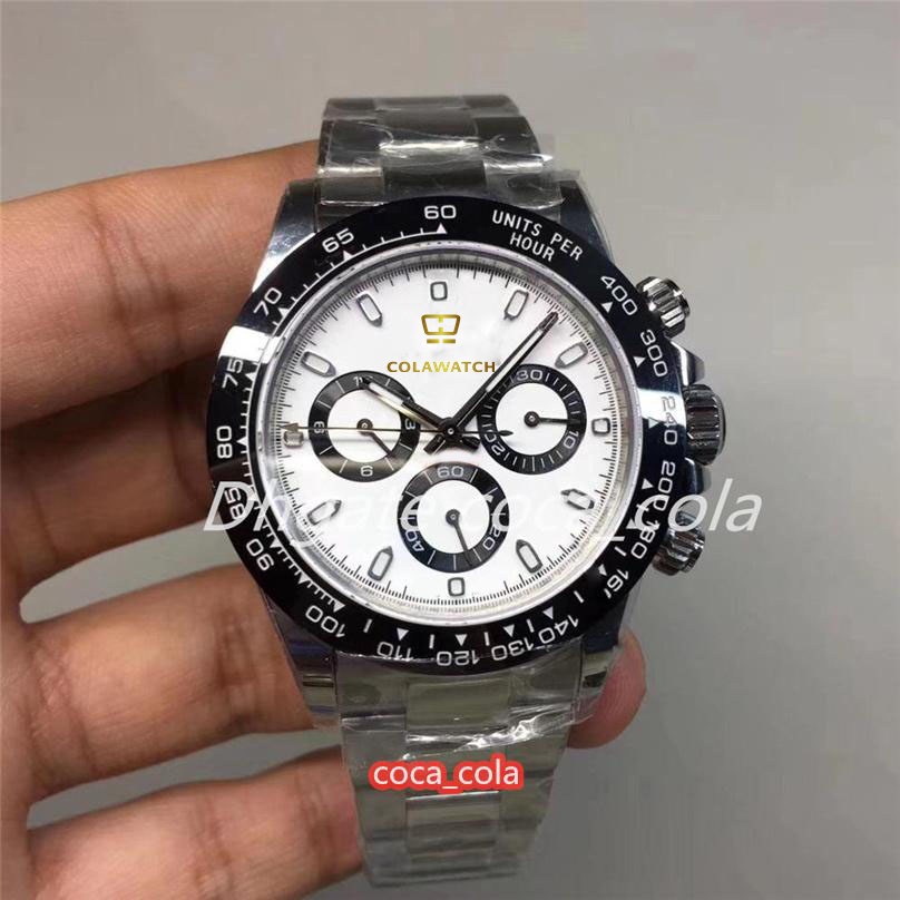 Top selling watch Movement 40mm Cosmograph Automatic no Chronograph work white dial 904L Steel Mens Diver ceramics Wristwatches Watches
Top selling watch Movement 40mm Cosmograph Automatic no Chronograph work white dial 904L Steel Mens Diver ceramics Wristwatches Watches