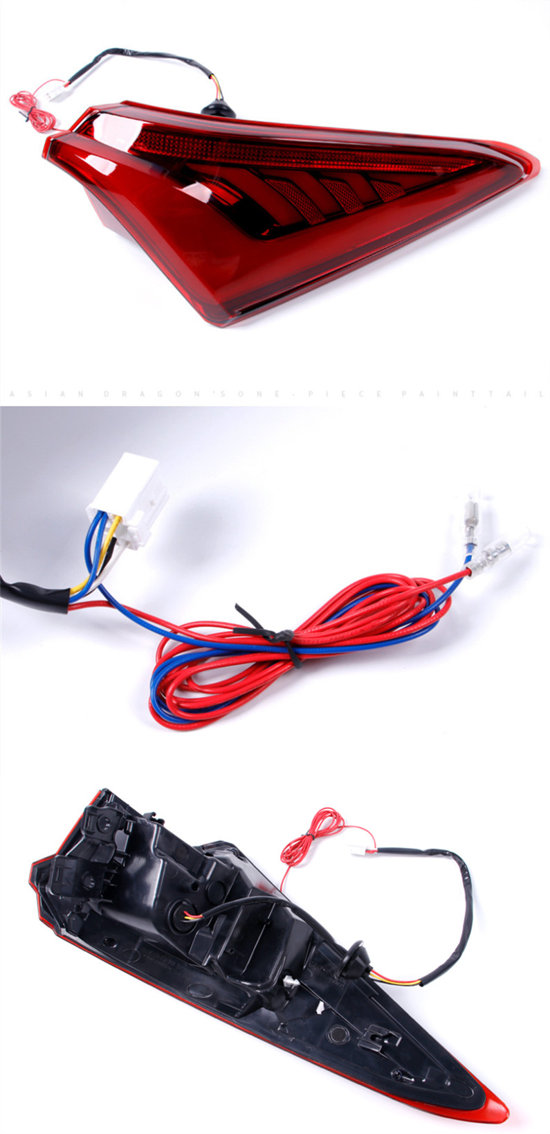 Pair Of Car Tail Light Assembly For Toyota Avalon 18-20 Rear Light DRL+Turn Signal +Brake + Reverse LED lights