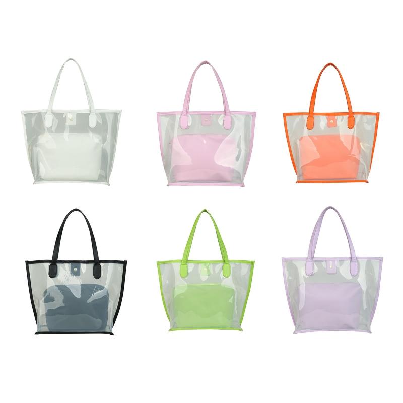 Cosmetic Bags & Cases Beach Tote Bag Clear Shoulder PVC Waterproof Candy For Women Girl Book Storage Pouch W/ Magnetic Snap Closure 101ACosm, Black
Cosmetic Bags & Cases Beach Tote Bag Clear Shoulder PVC Waterproof Candy For Women Girl Book Storage Pouch W/ Magnetic Snap Closure 101ACosm, Black
