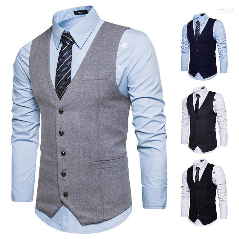 Men' Vests LUCLESAM 2022 Men Business Single Breasted Suit Vest Male Sleeveless Formal Jacket Ropa Para Hombre Chaleco Stra22, Black
Men' Vests LUCLESAM 2022 Men Business Single Breasted Suit Vest Male Sleeveless Formal Jacket Ropa Para Hombre Chaleco Stra22, Black