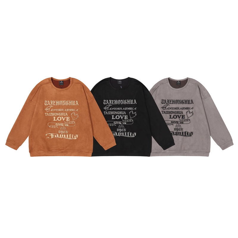 High Street Letter Embroidery Sweatshirts for Men and Women Round Neck Pullover Casual Oversize Autumn Winter Hoodie
High Street Letter Embroidery Sweatshirts for Men and Women Round Neck Pullover Casual Oversize Autumn Winter Hoodie
