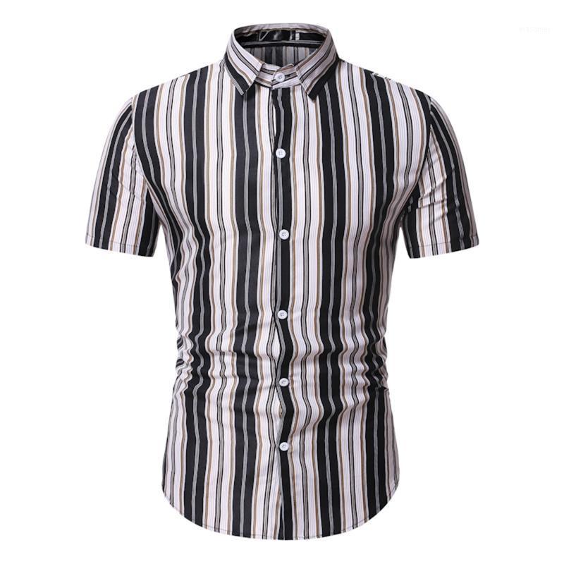 Men's Casual Shirts Harajuku Mens Striped Print Cardigan Turn Down Collar Summer Shirt Beach Vintage Men Clothing Camisas Para Hombre, Black
Men's Casual Shirts Harajuku Mens Striped Print Cardigan Turn Down Collar Summer Shirt Beach Vintage Men Clothing Camisas Para Hombre, Black