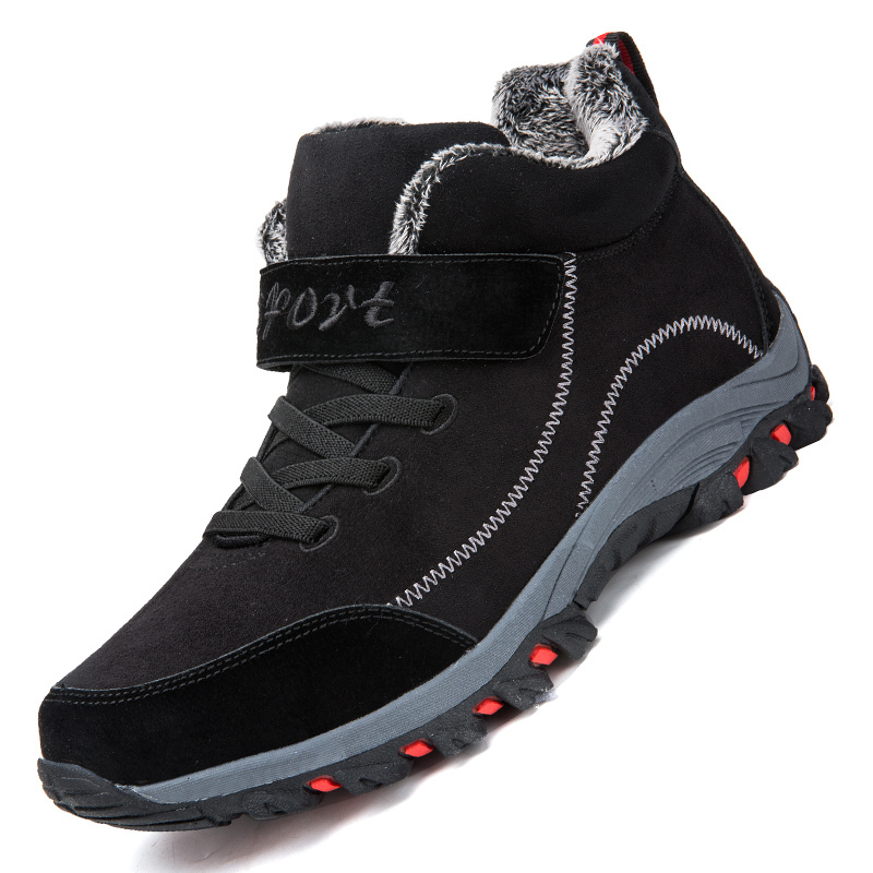 Waterproof Winter Men Boots Plush Warm Snow Women Boots Men Work Hiking Shoes Sneakers High Top Rubber Ankle Boots Plus Size 220322, Black
Waterproof Winter Men Boots Plush Warm Snow Women Boots Men Work Hiking Shoes Sneakers High Top Rubber Ankle Boots Plus Size 220322, Black