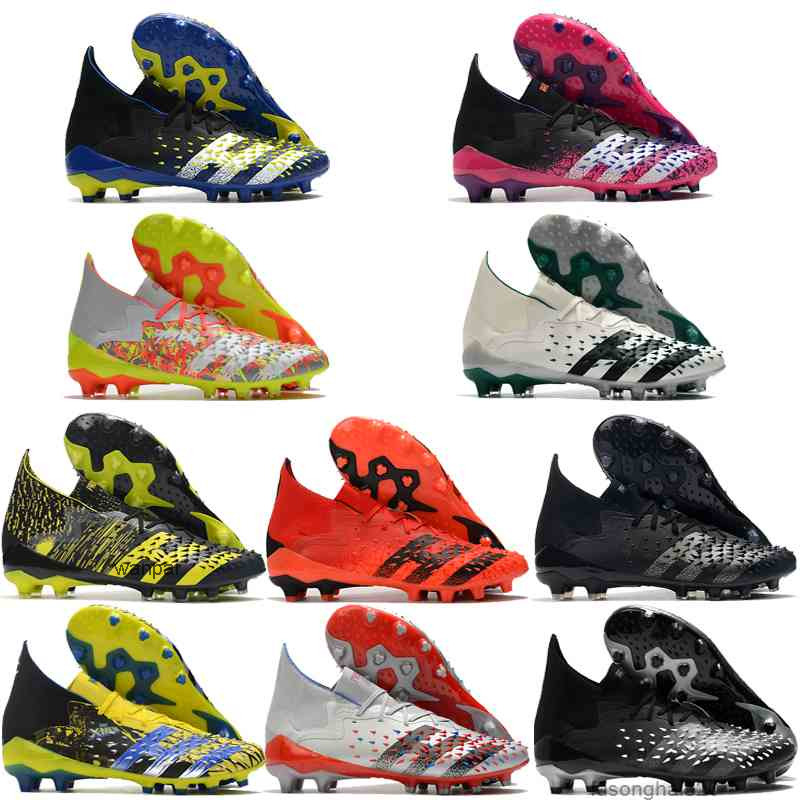 2022 2021 Newest Predator Freak.1 AG football boots High Quality Soccer Shoes Cleats High Ankle Outdoor Red Black Pink Blue Yellow Size US
2022 2021 Newest Predator Freak.1 AG football boots High Quality Soccer Shoes Cleats High Ankle Outdoor Red Black Pink Blue Yellow Size US