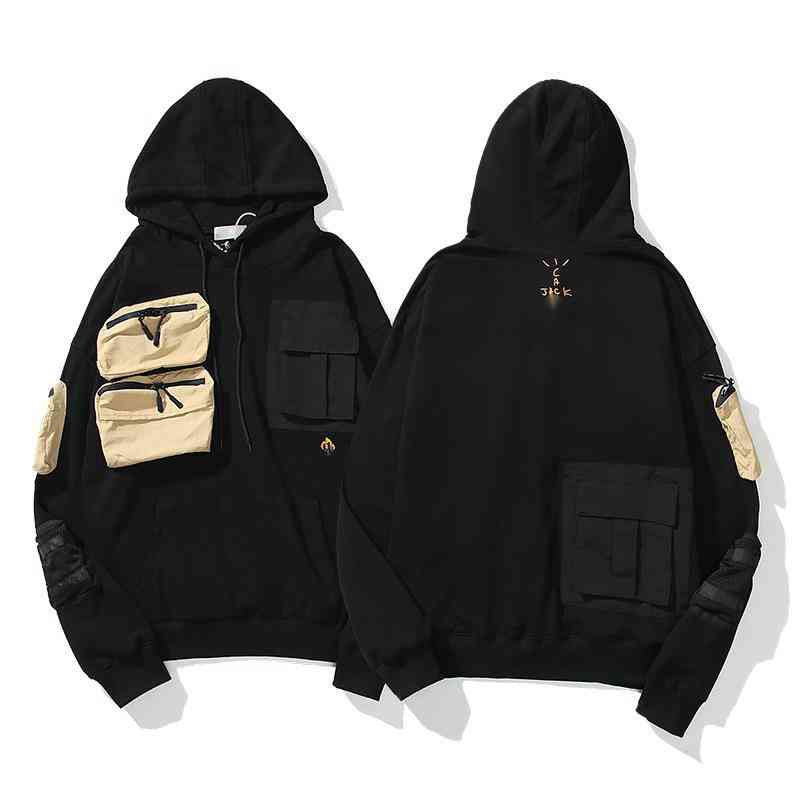 Travis hoodie mens designer hooded sweater functional wind cotton sweatshirt Scott hip hop men women multi-pocket hoody ins fashion oversize couple pullover jacket, Black
Travis hoodie mens designer hooded sweater functional wind cotton sweatshirt Scott hip hop men women multi-pocket hoody ins fashion oversize couple pullover jacket, Black