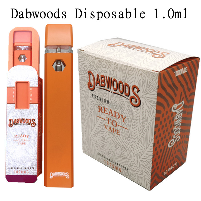 1ml Dabwoods Disposable Vape Pen E-cigarettes 280mah Rechargeable Battery Snap Tops View Window Pods Empty 510 Vaporizer Pens Cartridge Box Packaging 10 strains
1ml Dabwoods Disposable Vape Pen E-cigarettes 280mah Rechargeable Battery Snap Tops View Window Pods Empty 510 Vaporizer Pens Cartridge Box Packaging 10 strains